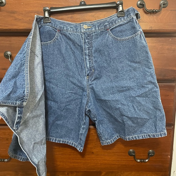 Vintage Denim Wrap Skort - Picture 3 of 7